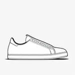 white sneakers image